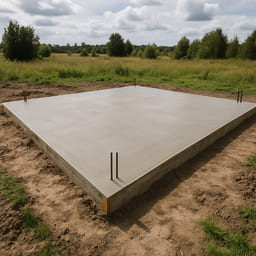Монолитная плита 10×10